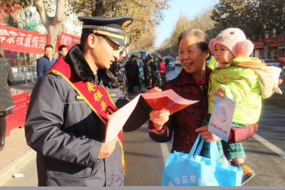 枣强住建局：开展法制宣传 建设美丽家园